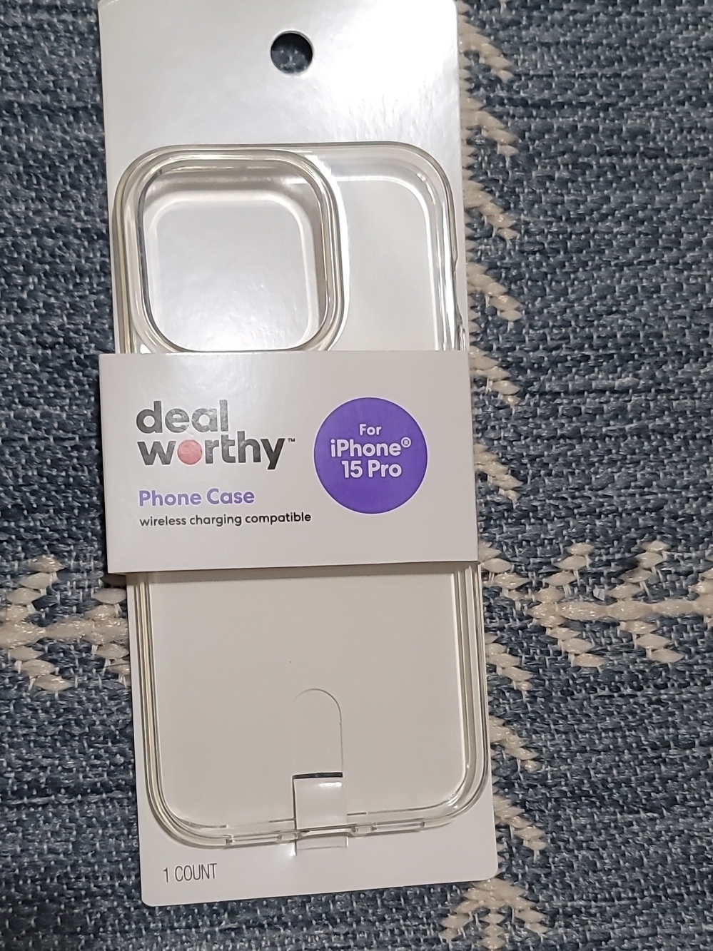 Clear Phone Case for iPhone 15 Pro - Transparent